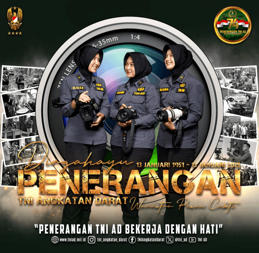 Dirgahayu Penerangan TNI Angkatan Darat.